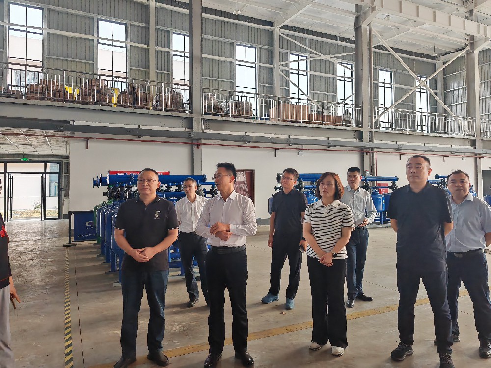 縣領(lǐng)導調研多靈環(huán)保，共謀高新區綠色發(fā)展